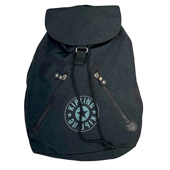 NWT KIPLING Navy Fundamental Backpack - Size Medium - SOLD OUT ONLINE - Picture 5 of 12